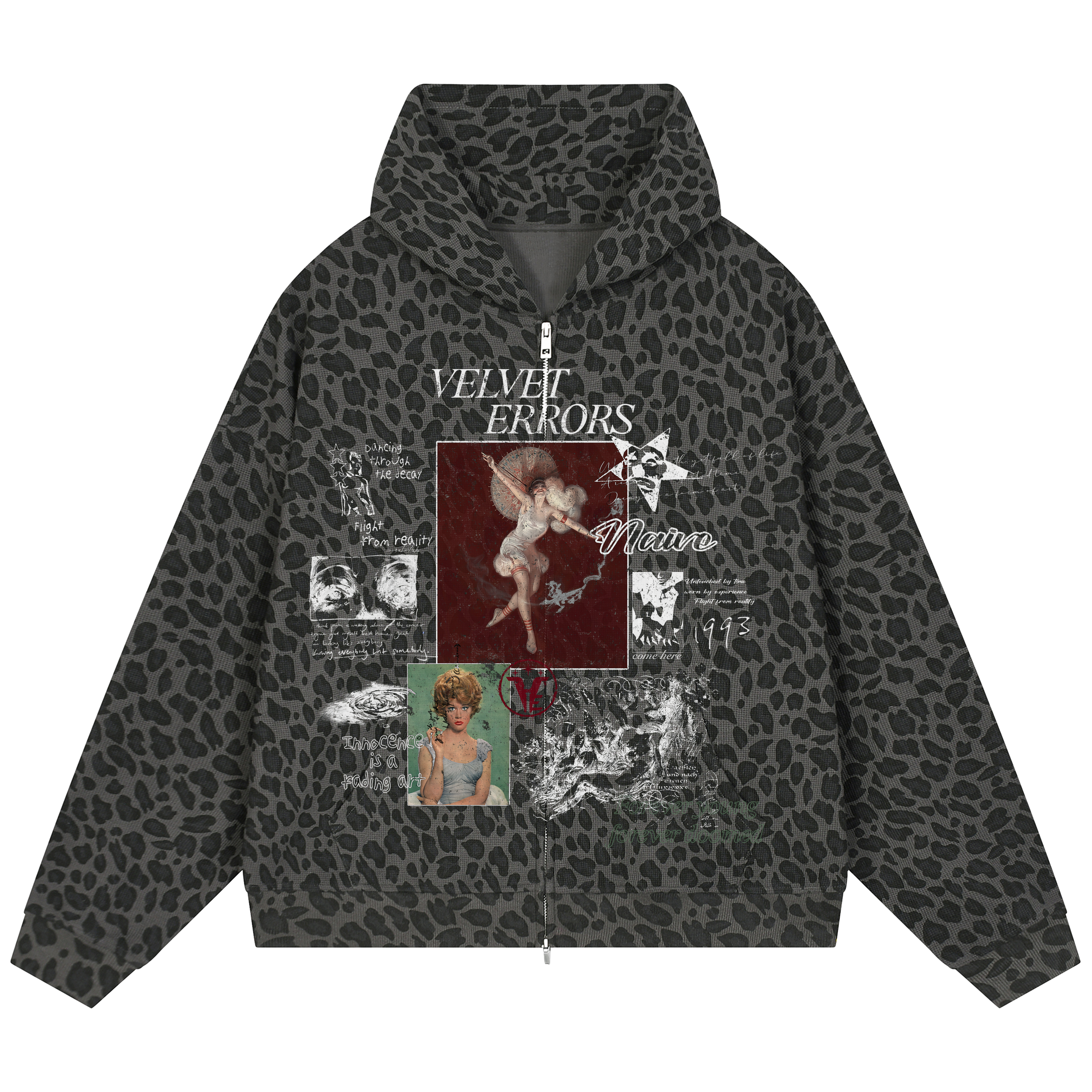 Velvet Errors Doomed-LEP waffle mocks featuring detailed, textured waffle pattern on a dark background.