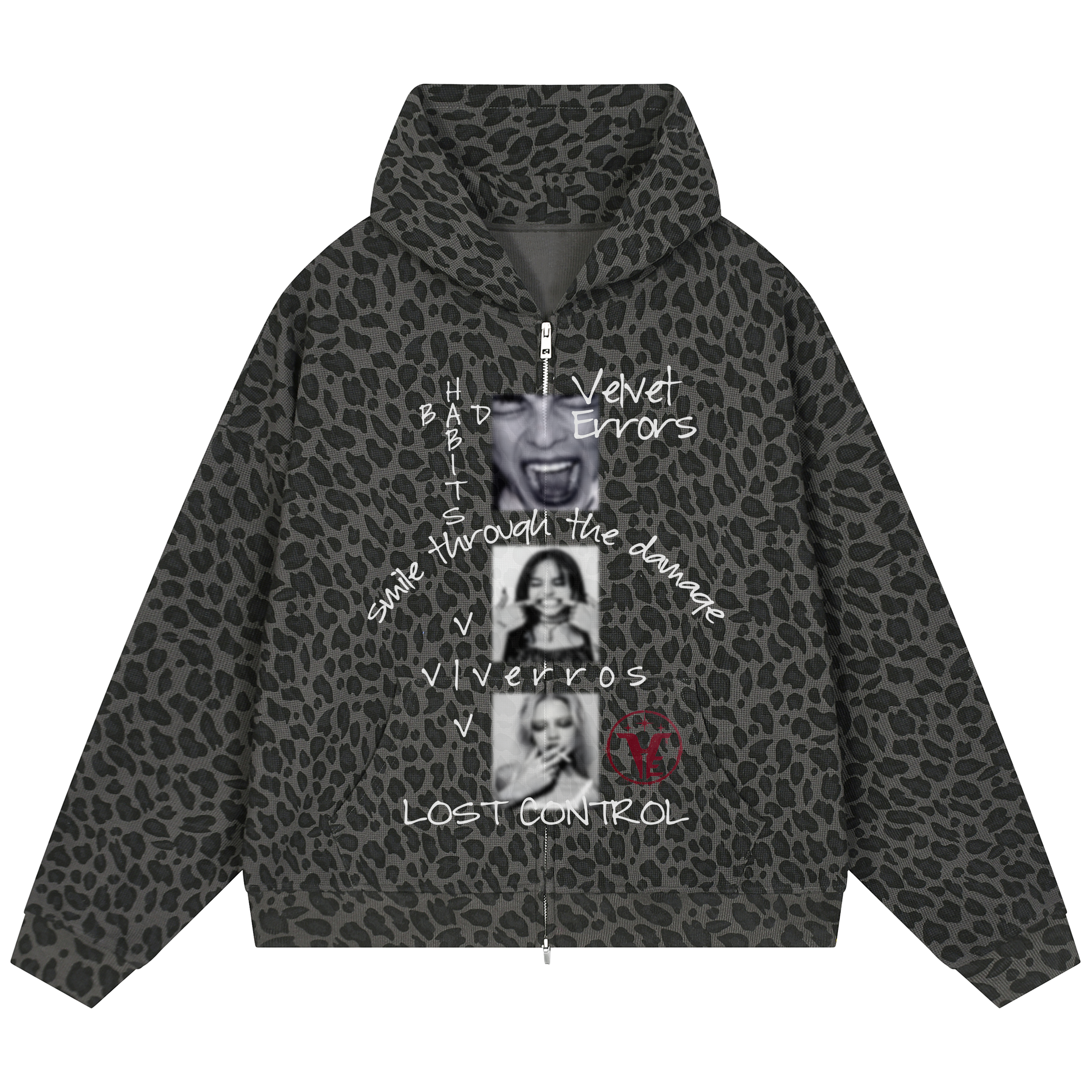 Close-up of Velvet Errors Waffle Mocks with a textured waffle pattern and detailed design on a white background.