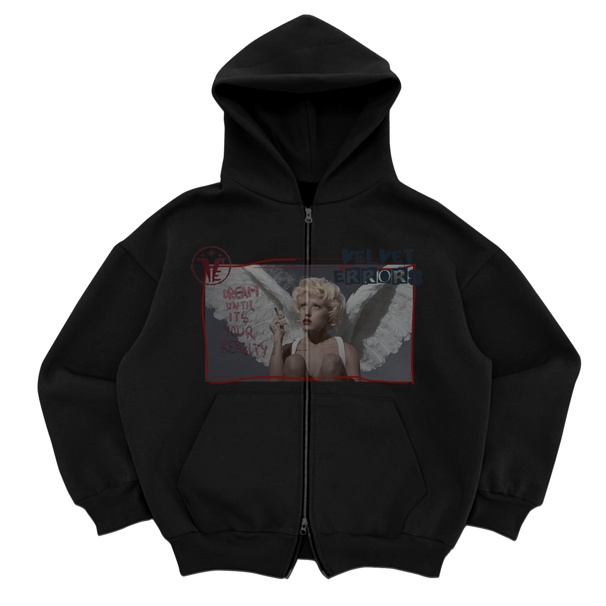 Reality Zip Up - Black