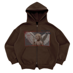 Reality Zip Up - Brown