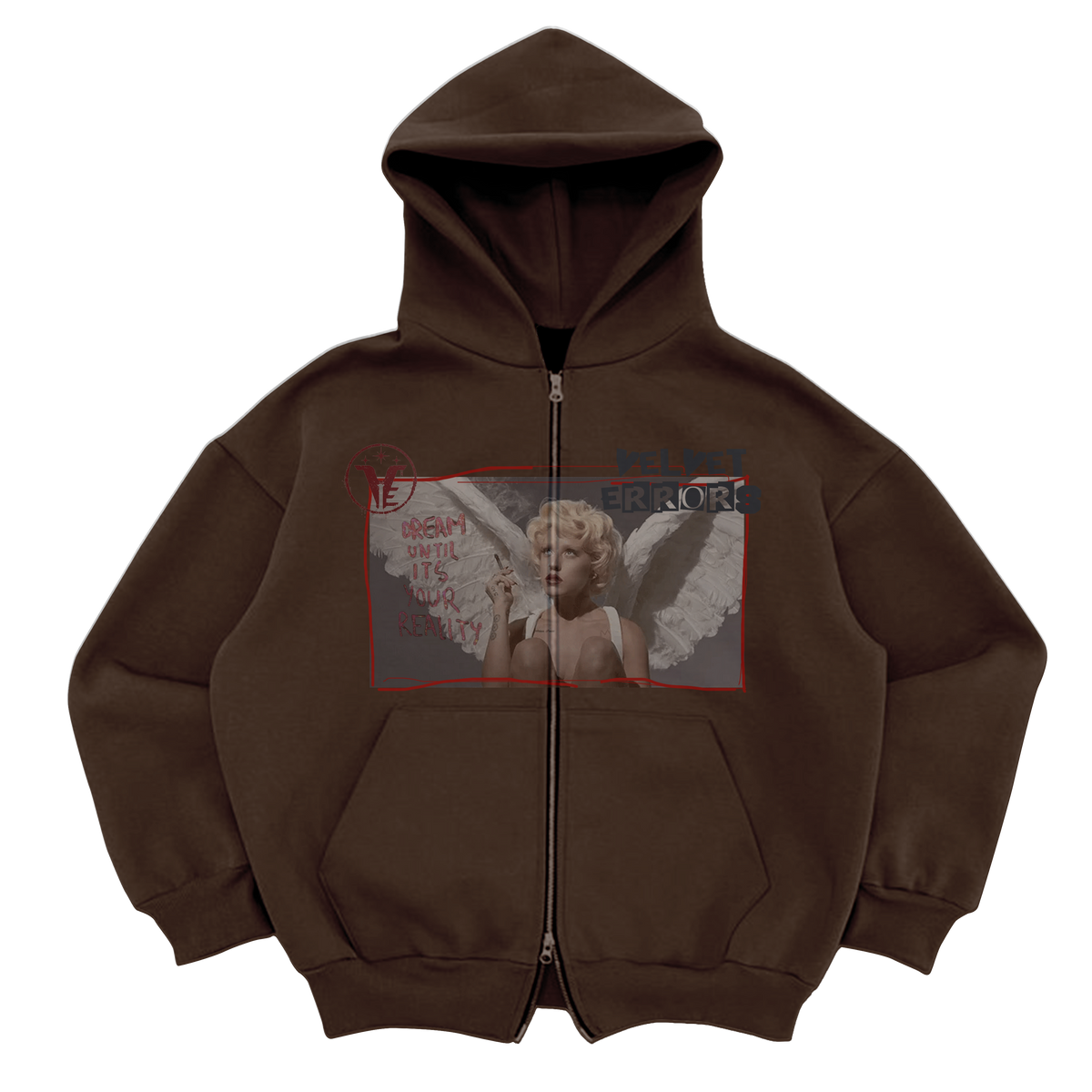 Reality Zip Up - Brown
