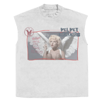 Reality Sleeveless Tee - White