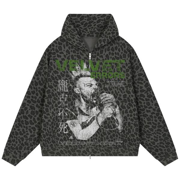 Velvet Errors Waffle Mocks with a search destroy graphic design, featuring detailed textures and vibrant colors.