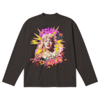 The End - Baggy Long Sleeve OffBlack