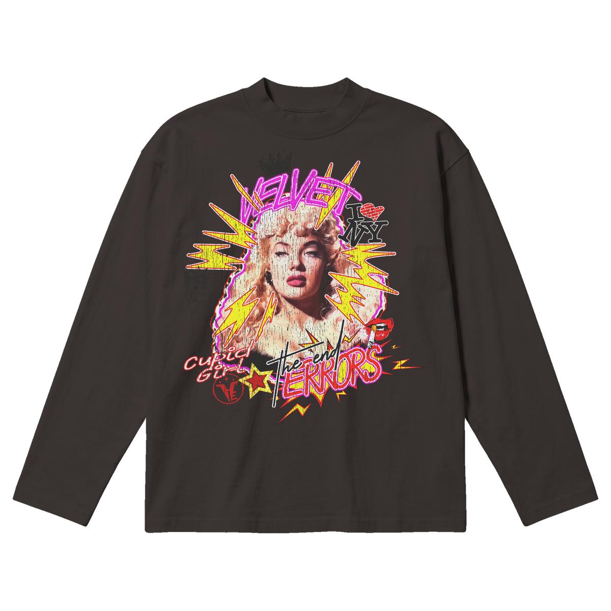 The End - Baggy Long Sleeve OffBlack