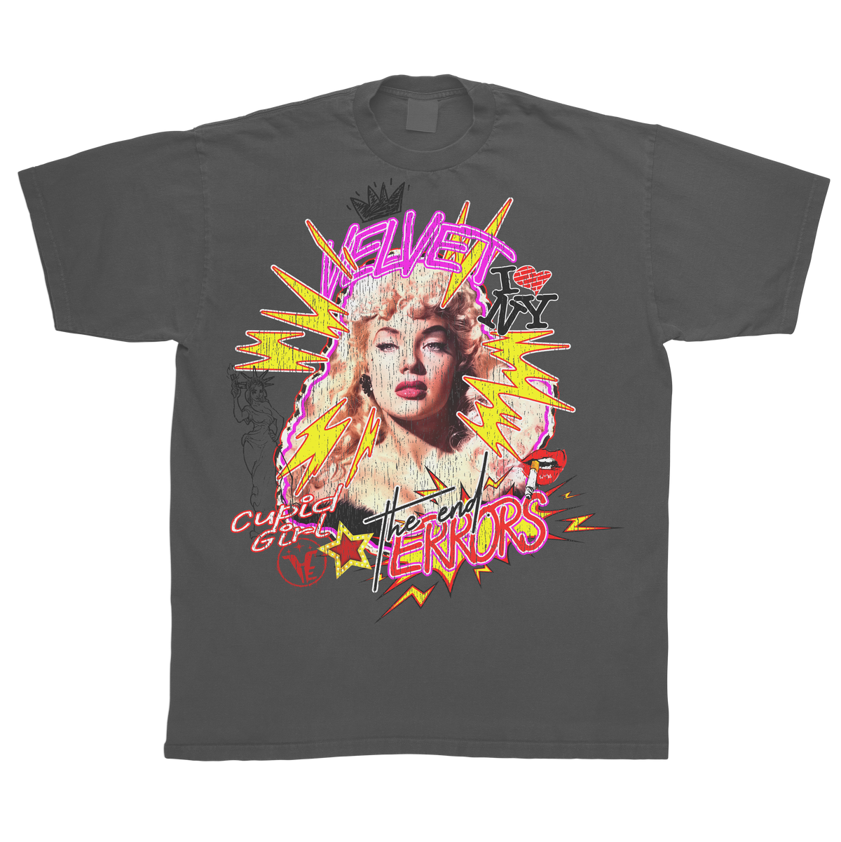 The End - Classic Tee Charcoal