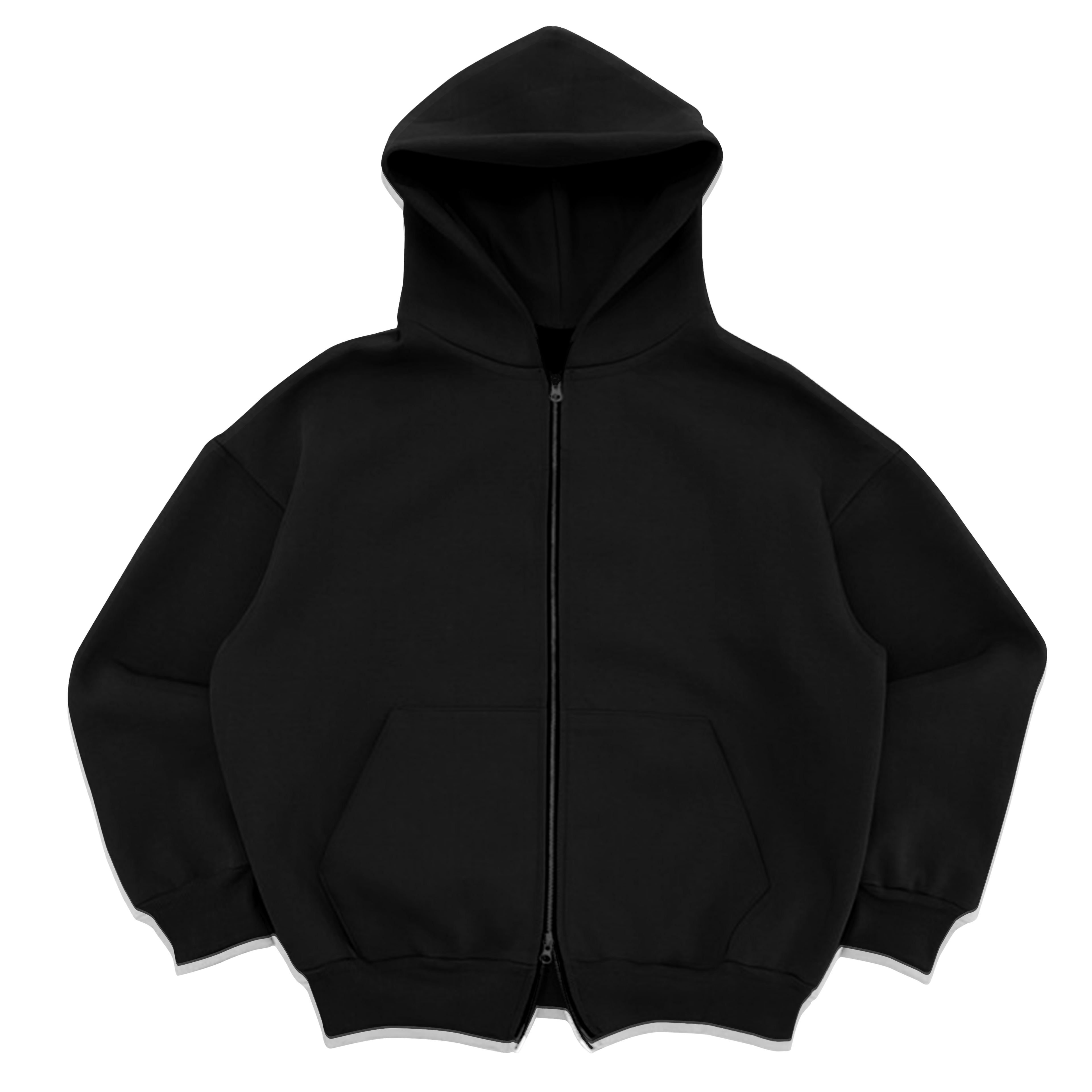 Blank Zip Up - Black