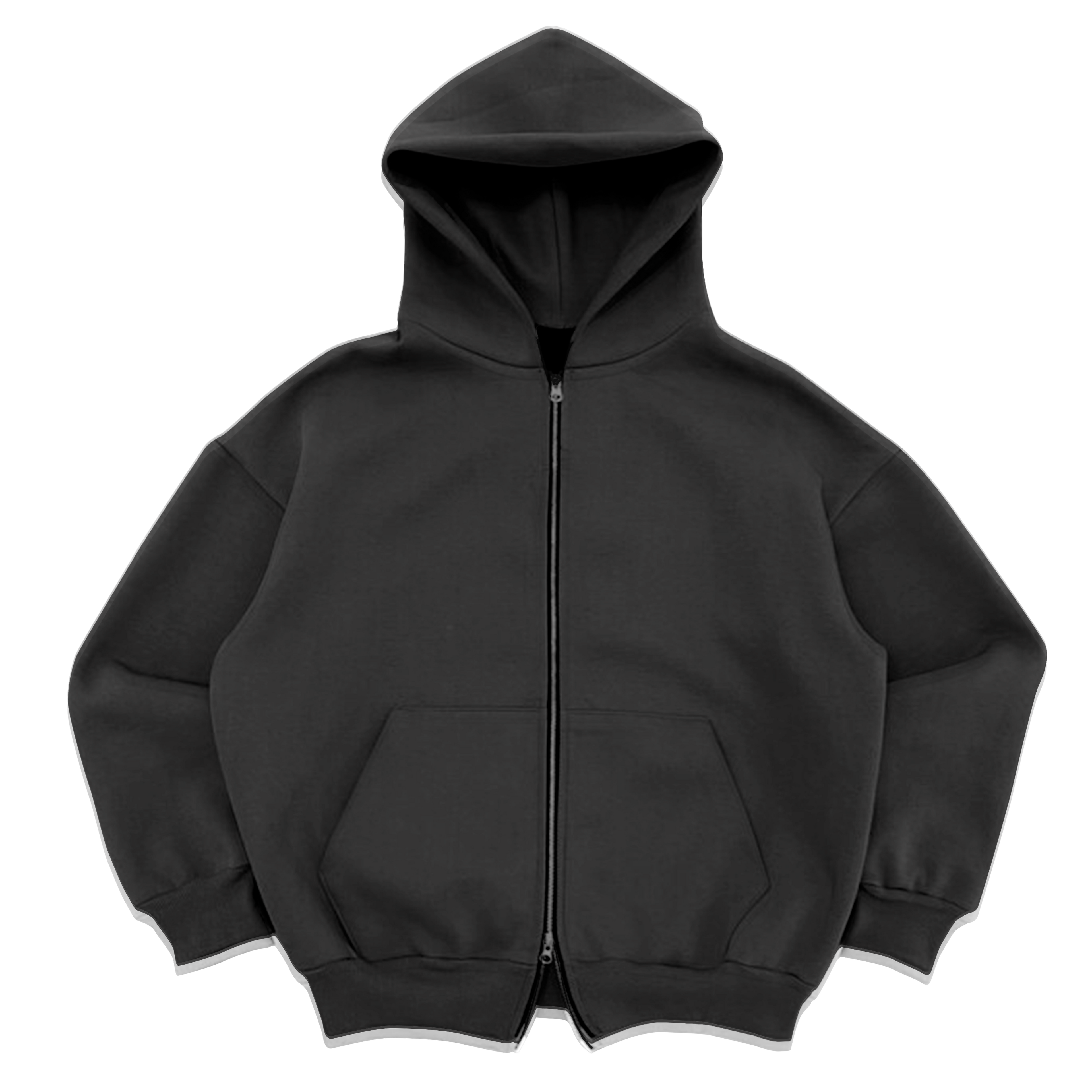 Blank Zip Up - Grey