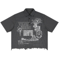 Mirage Distress Button Up