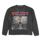 Velvet Errors thermal new mocks featuring grey fabric with detailed stitching and mock-up design.