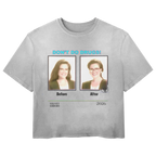 Velvet Errors Side Effects Wash Tee featuring graphic design with drug-related imagery on soft cotton fabric.