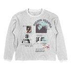 Broken System Thermal by Velvet Errors featuring a white thermal design with abstract, glitch-inspired artwork.