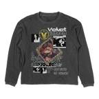 Gray Feral Thermal from Velvet Errors, a cozy, stylish thermal shirt with a soft fabric texture and relaxed fit.