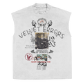 True Lies Sleeveless Tee in White — Velvet Errors