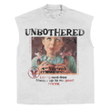 Unbothered Sleeveless Tee in White — Velvet Errors