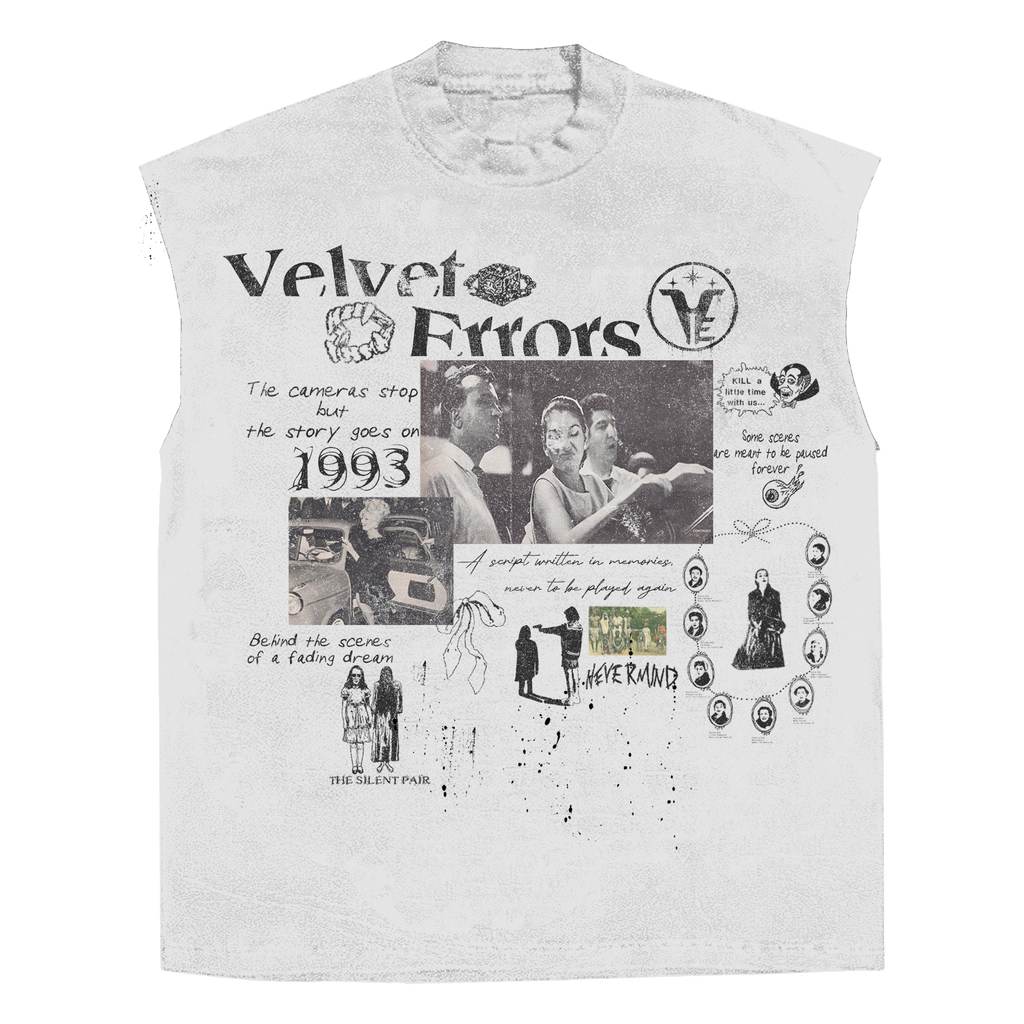 Dance or Die Sleeveless Tee in White — Velvet Errors