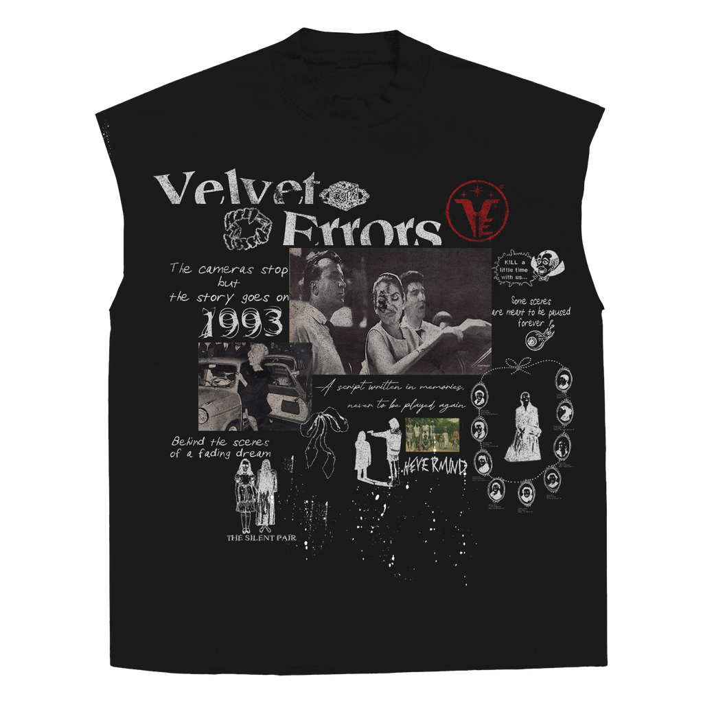 Dance or Die Sleeveless Tee in Black — Velvet Errors