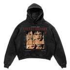 Black Madonna hoodie by Velvet Errors featuring a bold graphic print on the front.
