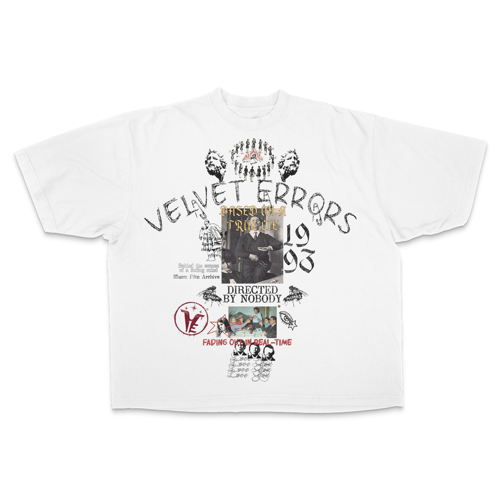 True Lies Drop Tee - White