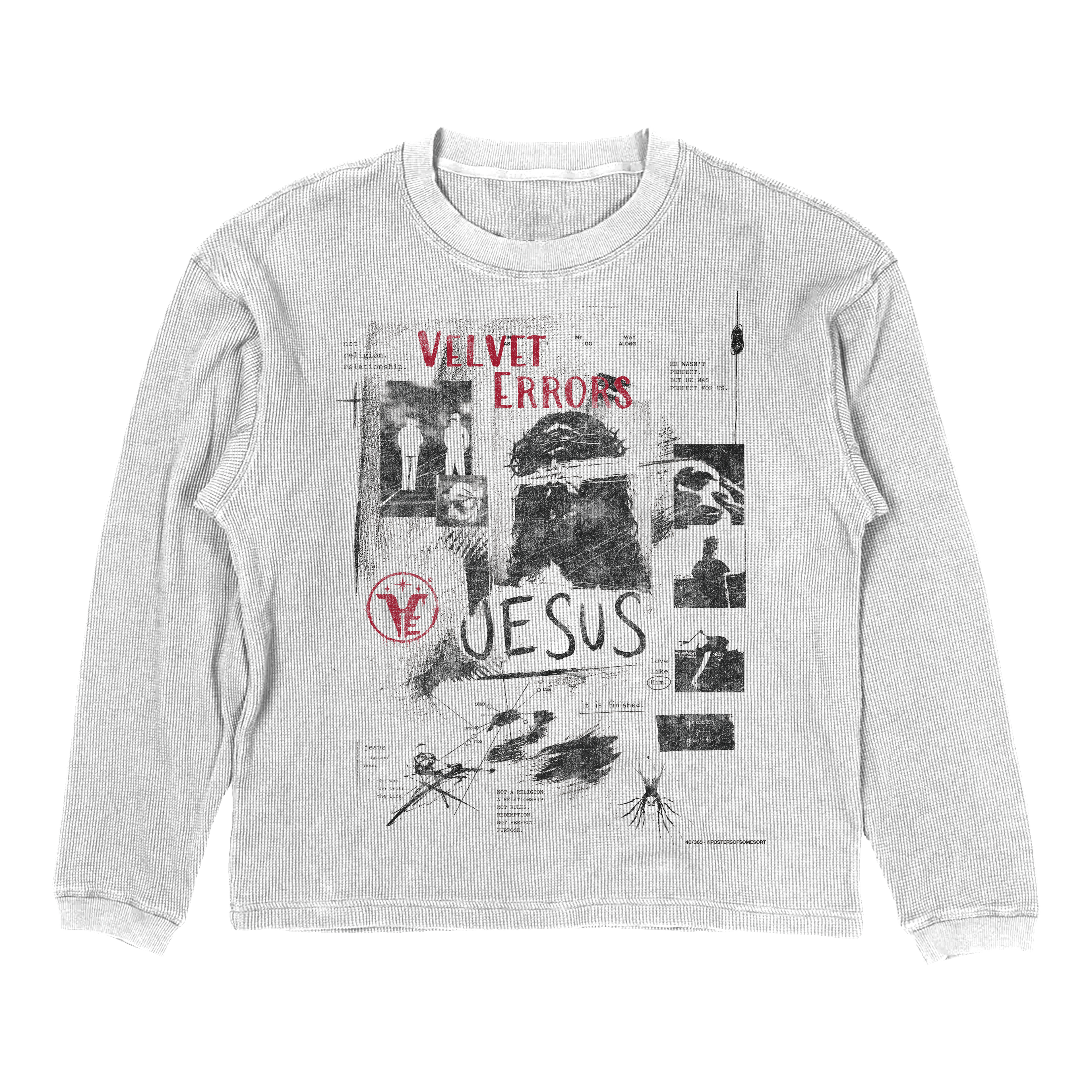 White thermal mocks from Velvet Errors featuring a sleek, comfortable design for casual wear.