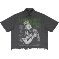 Search & Destroy Distress Button Up
