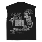 Mirage Sleeveless Tee - Black