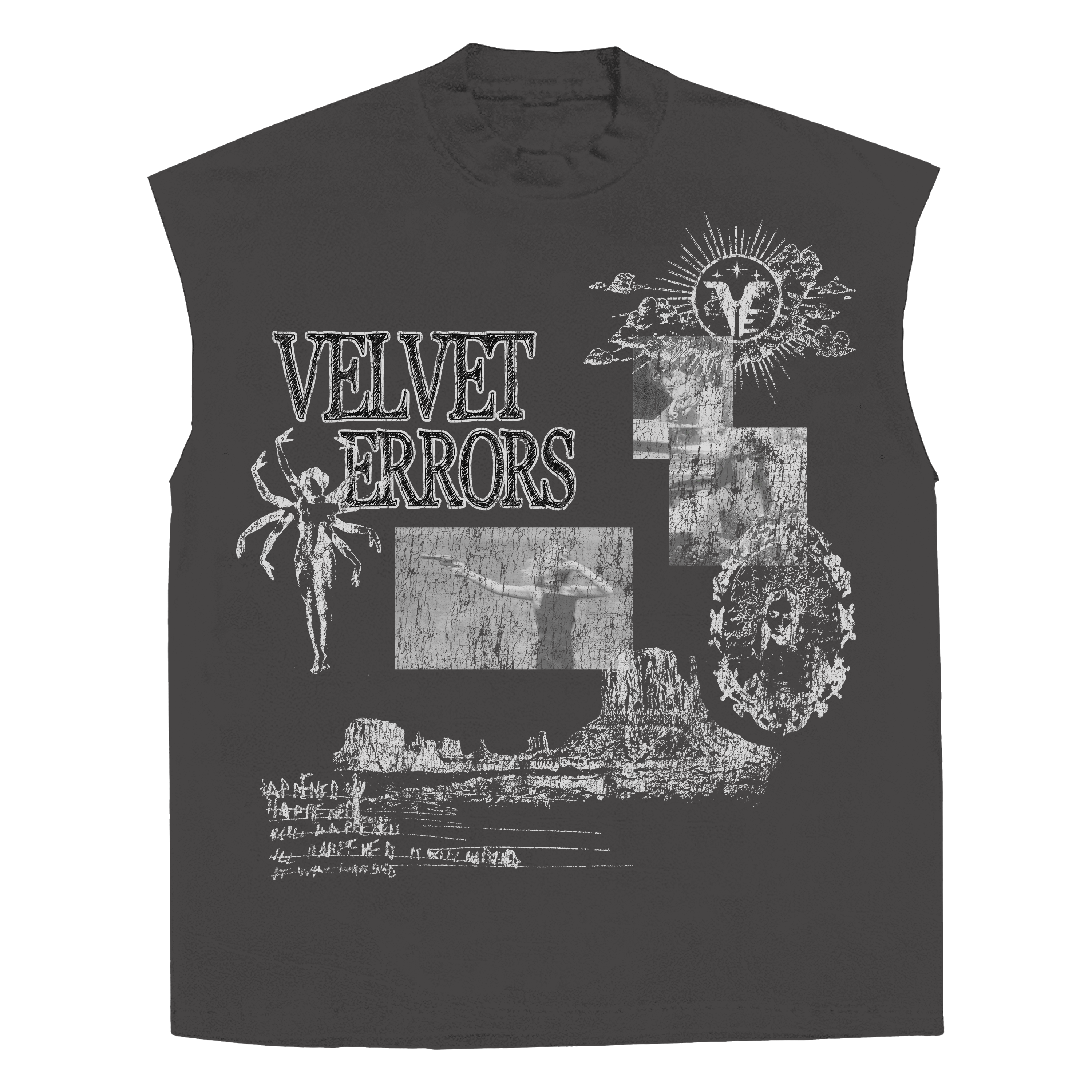 Mirage Sleeveless Tee - Grey