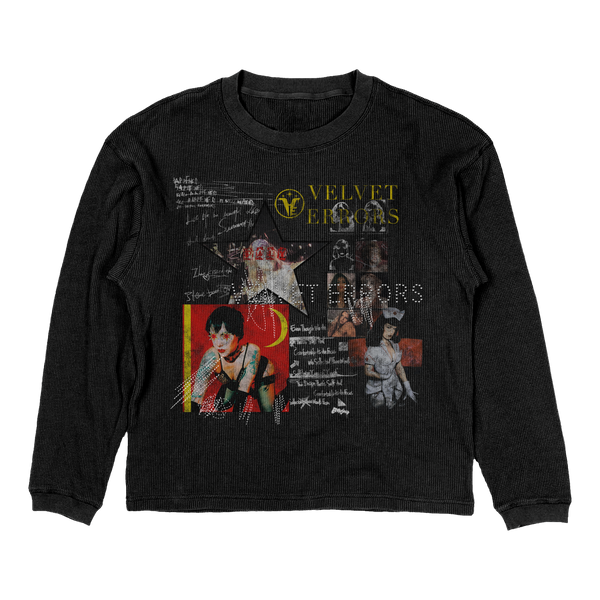 Black star-shaped patient mockup from Velvet Errors' Star Patient Mocks collection, featuring detailed star thermal design.