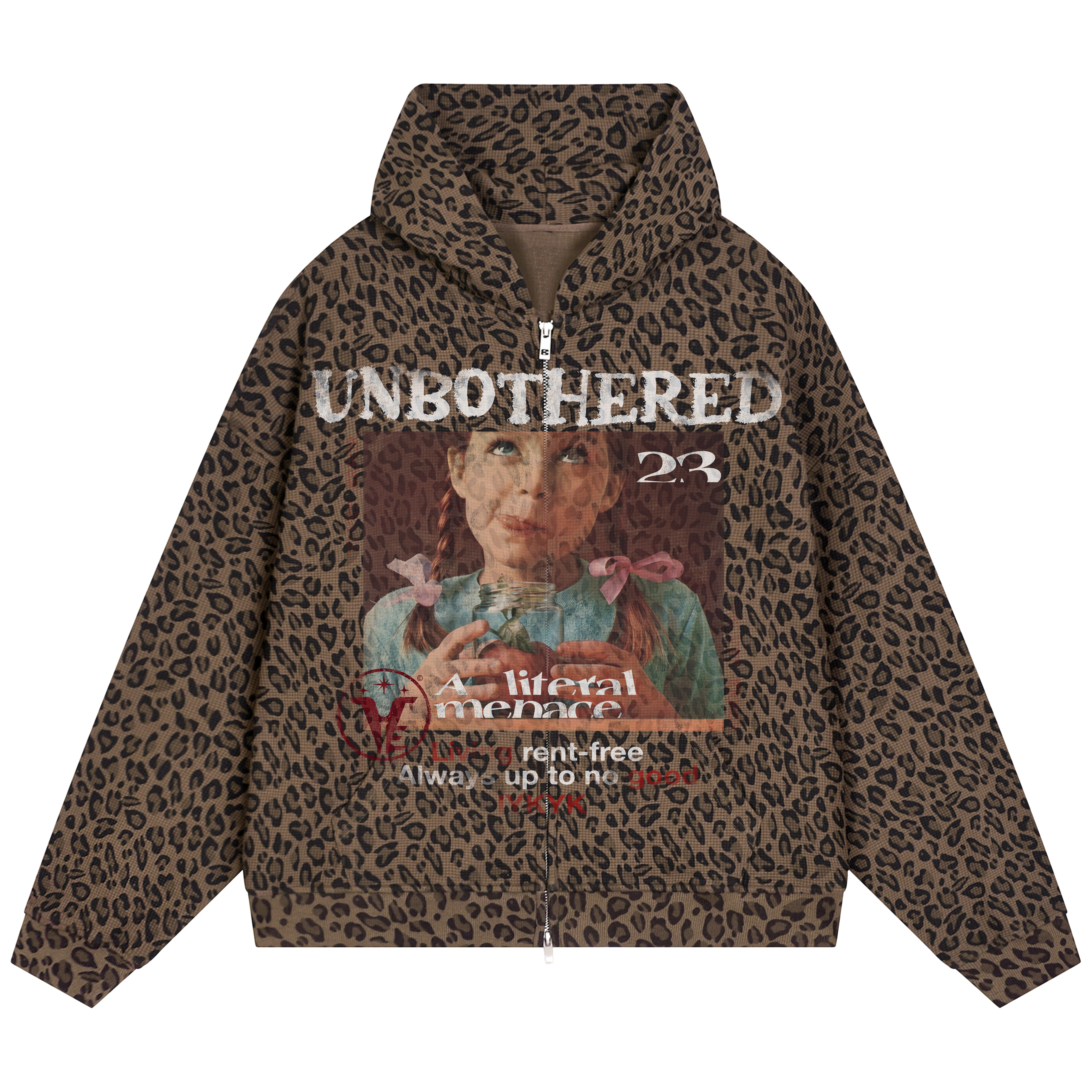 Unbothered Waffle Mocks from Velvet Errors featuring a playful, colorful design on a white background.