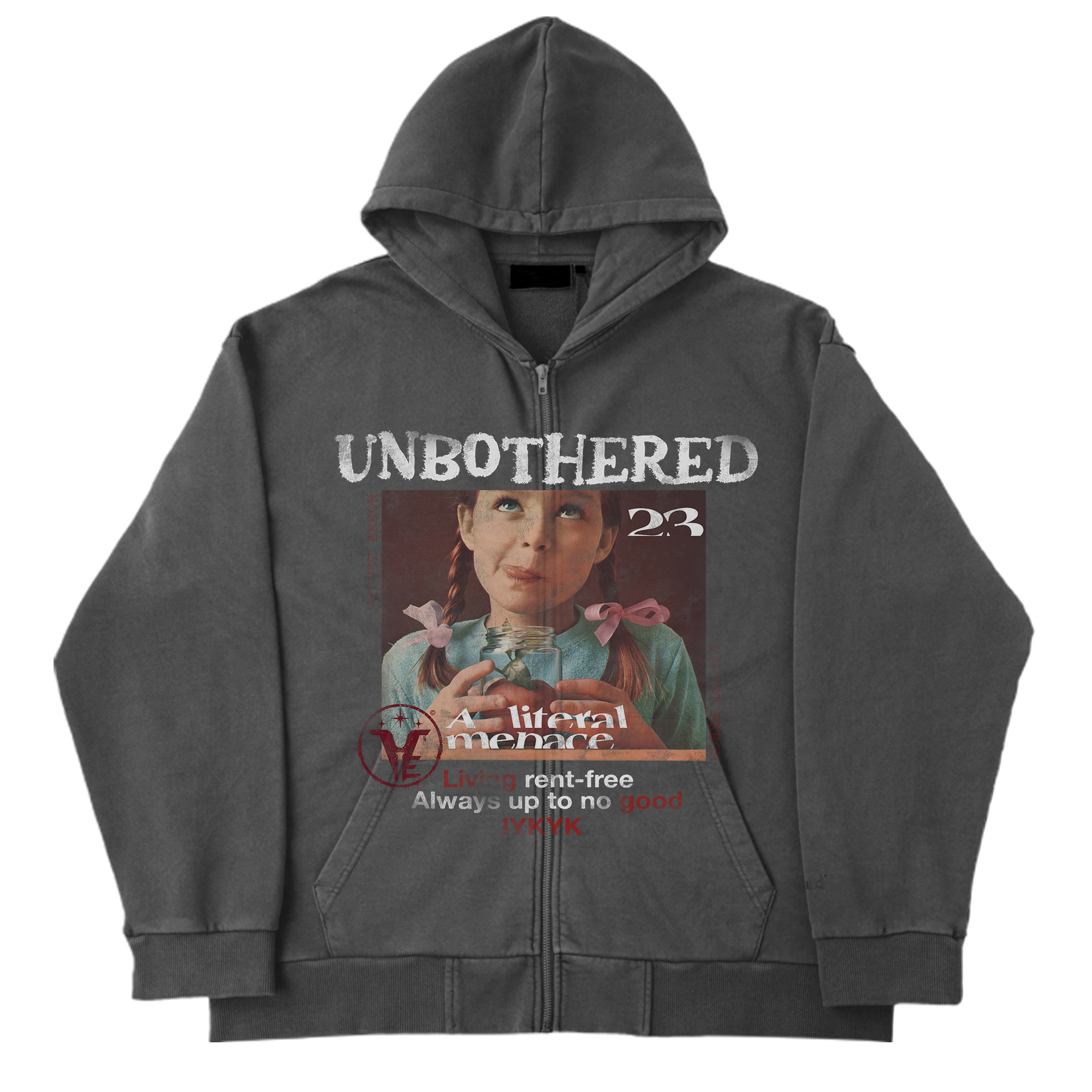 Unbothered Zip Up