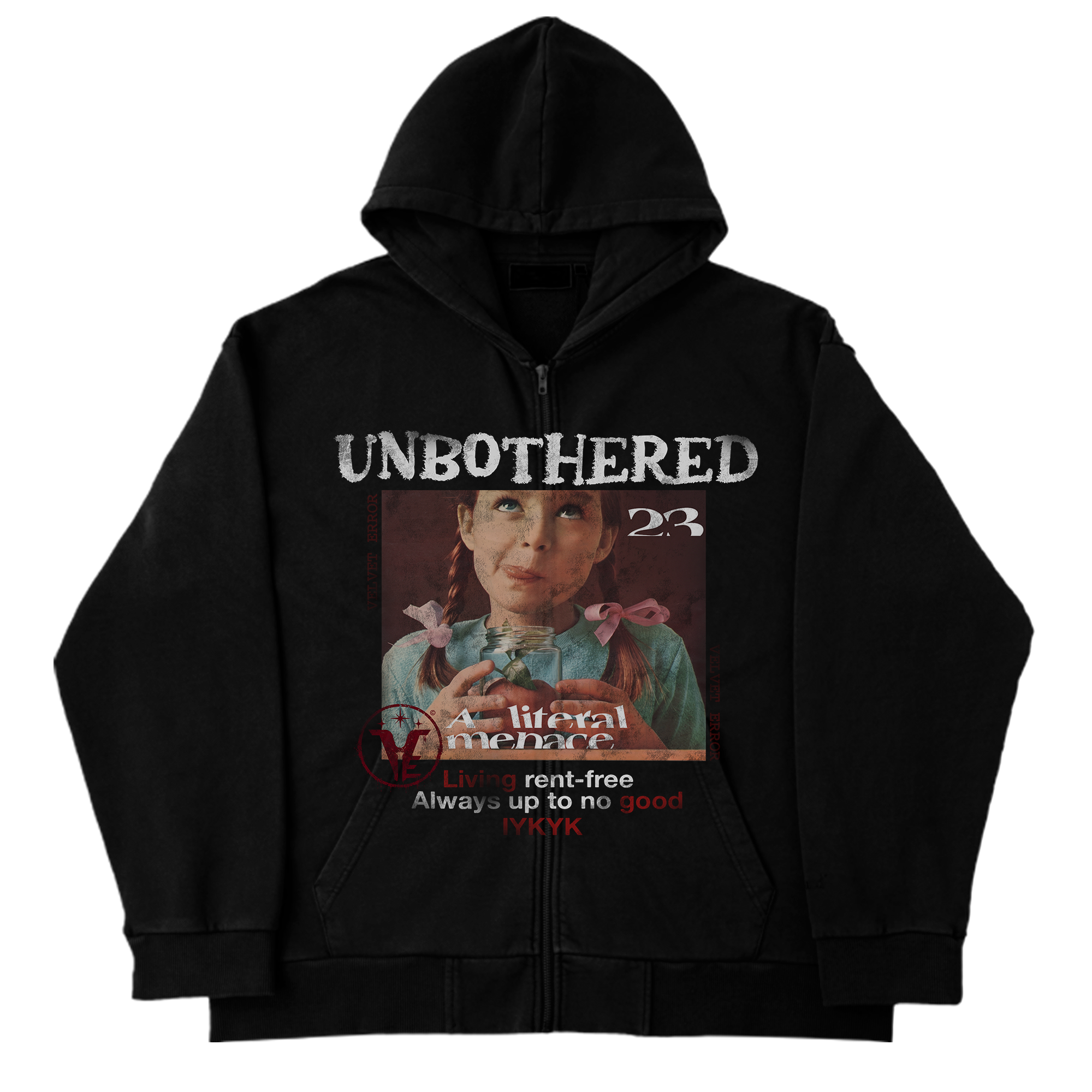 Unbothered Zip Up