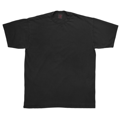 Black Velvet Errors blank T-shirt, front view showing soft cotton fabric and classic crew neckline.