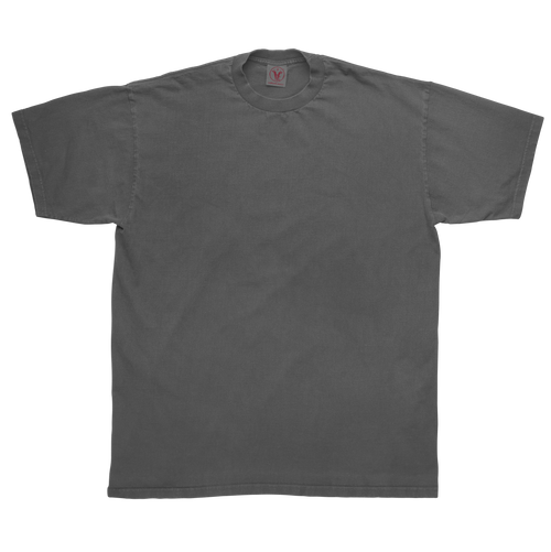 Black Velvet Errors blank T-shirt displayed flat, showing the simple, unbranded cotton tee with short sleeves and crew neckline.