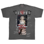 Black Velvet Errors Rockstar T-shirt with bold graphic print, casual fit, and soft fabric for comfortable everyday wear.