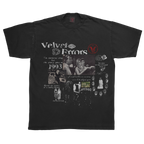 Gray Fade Out T-shirt by Velvet Errors, featuring a relaxed fit and subtle fading design on soft fabric.