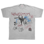 White Dance or Die T-shirt by Velvet Errors featuring bold text design on front, casual fit, and soft fabric.