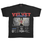 White "Don't Pretend" T-shirt by Velvet Errors, featuring a casual fit and graphic text on the front.