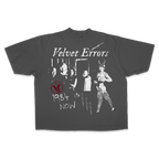 Black Velvet Errors 1984 Drop Tee featuring a relaxed fit and bold graphic print on soft cotton fabric.