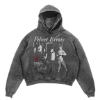 Black Velvet Errors 1984 hoodie with front print, featuring comfortable fabric and casual fit.