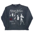 Black Velvet Errors 1984 long sleeve shirt with printed design, featuring a comfortable fit and casual style.
