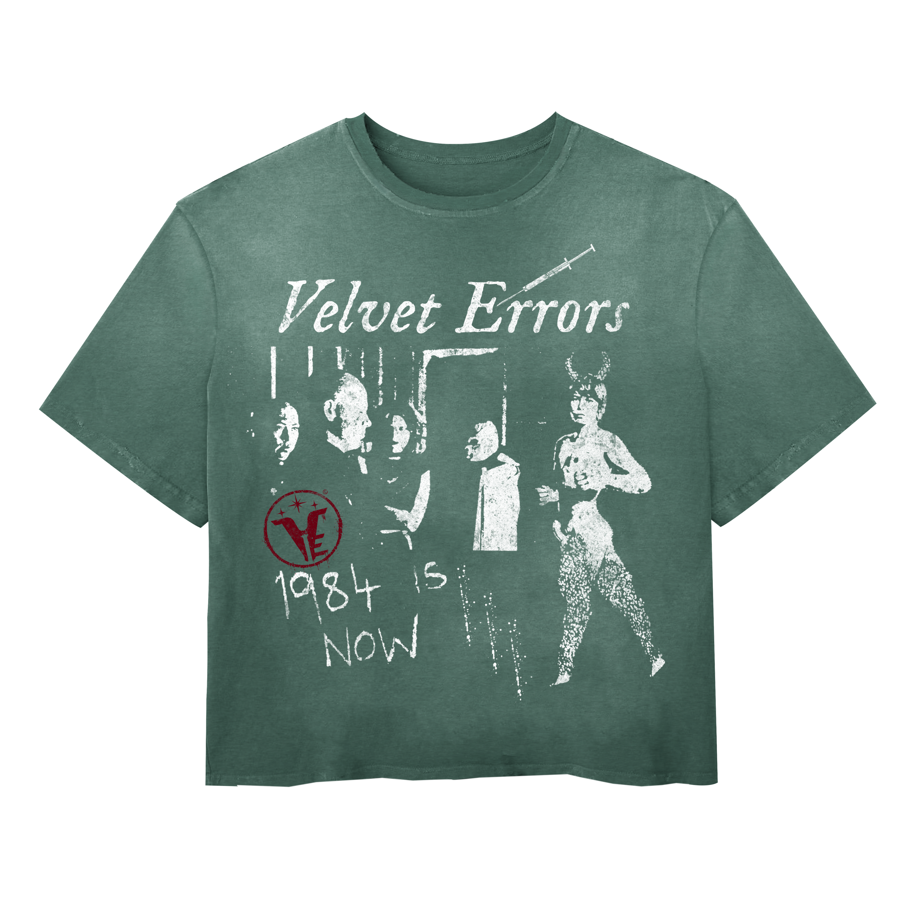 Black Velvet Errors 1984 Wash Tee featuring a relaxed fit and vintage-inspired design, perfect for casual streetwear style.