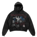 Black Velvet Errors Dance or Die hoodie with bold printed design, soft fabric, and comfortable fit, ideal for dance enthusiasts.