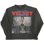 Black long sleeve shirt from Velvet Errors' Don't Pretend collection featuring a casual, comfortable design.