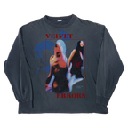 Black Velvet Errors Elites long sleeve shirt with a fitted design and subtle logo, perfect for casual or stylish wear.