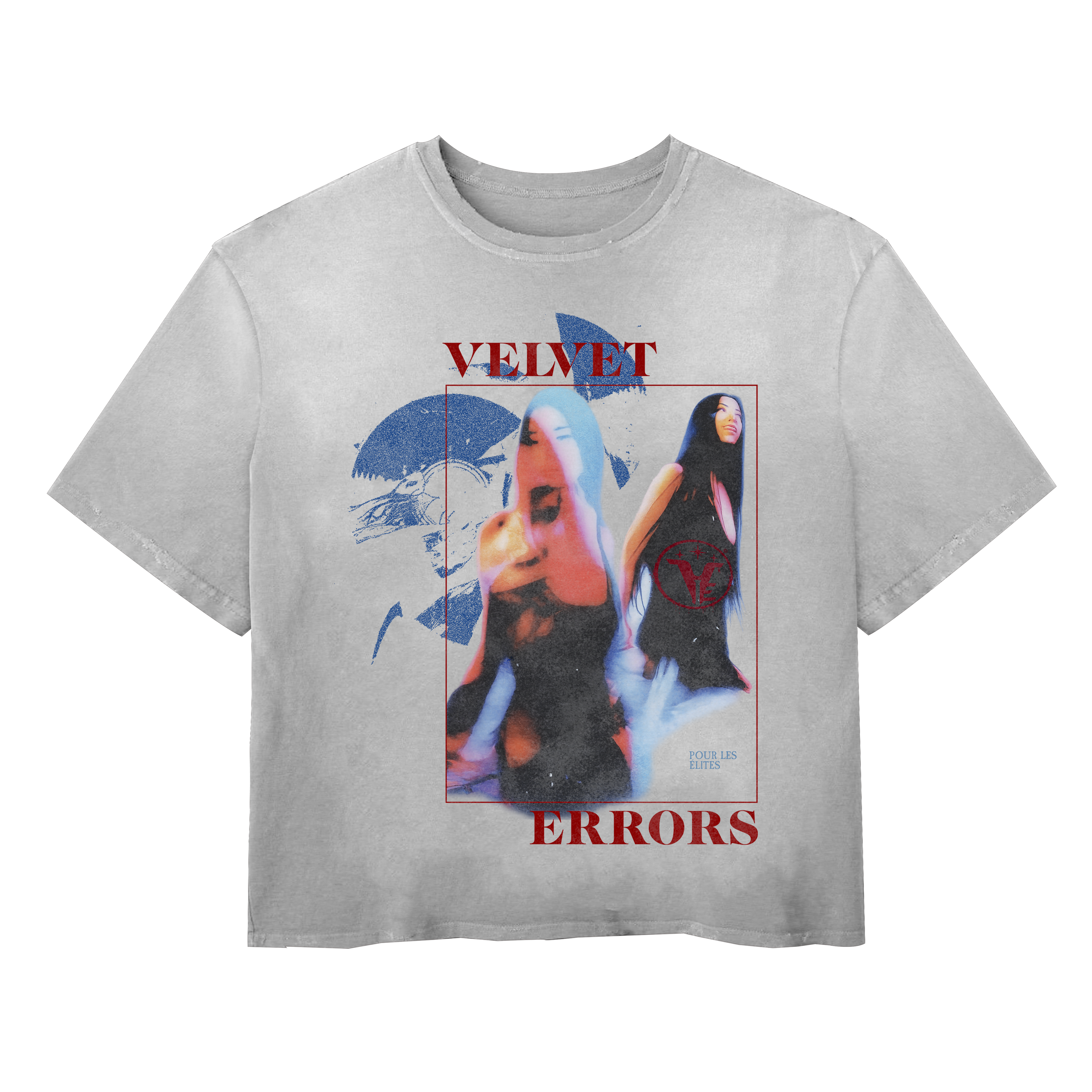 Black Velvet Errors Elites Wash Tee, a casual men's T-shirt with a relaxed fit and subtle branding.