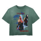 Black Velvet Errors Elites Wash Tee displayed flat, showcasing its soft fabric and classic crew neck design.