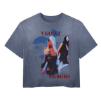 Black Velvet Errors Elites Wash Tee shirt with a relaxed fit and minimal branding, displayed flat on a white background.