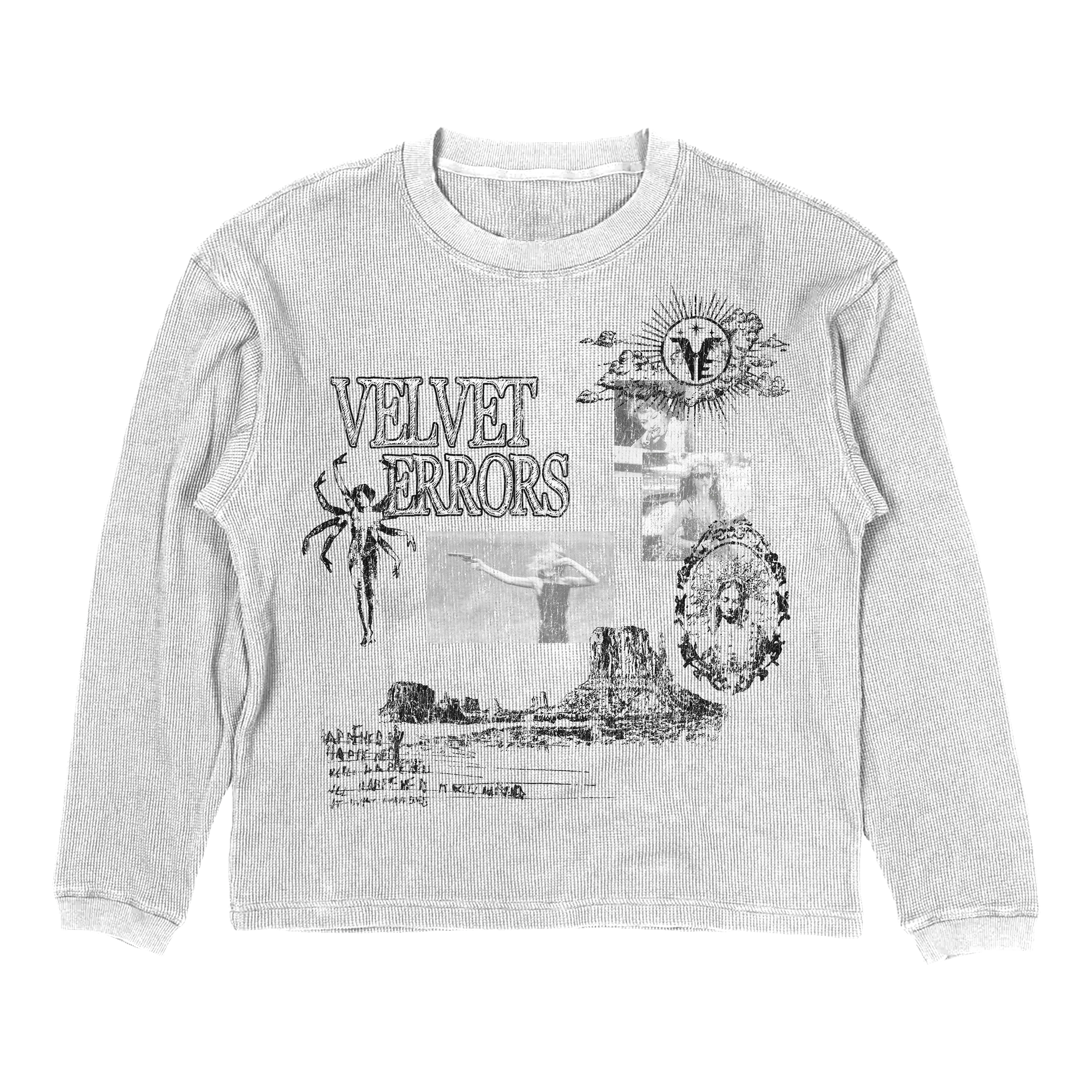 Small black Mirage Thermal by Velvet Errors, cozy thermal top with soft fabric and stylish design, ideal for cold weather layering.