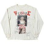 Black Velvet Errors Rockstar long sleeve shirt with a fitted design and crew neckline, shown on a plain background.