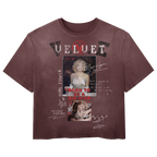 Black Velvet Errors Rockstar Wash Tee featuring a casual fit and graphic design on soft cotton fabric.